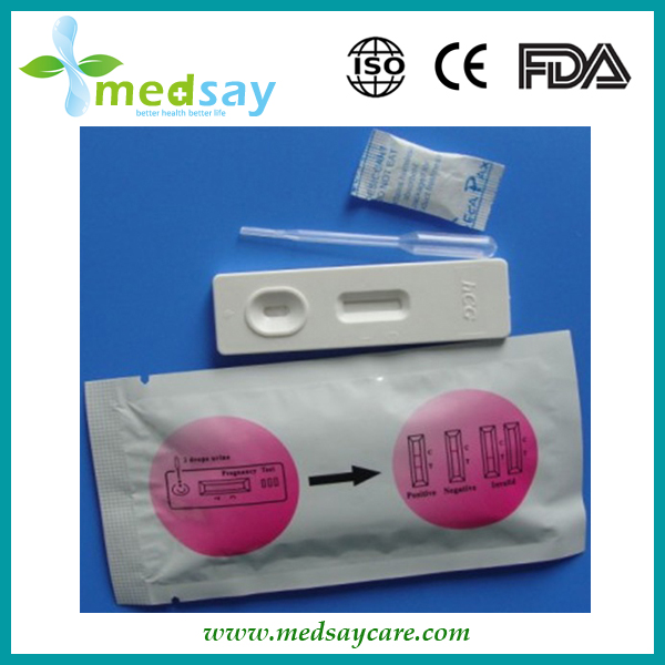 HCG pregnancy test cassette