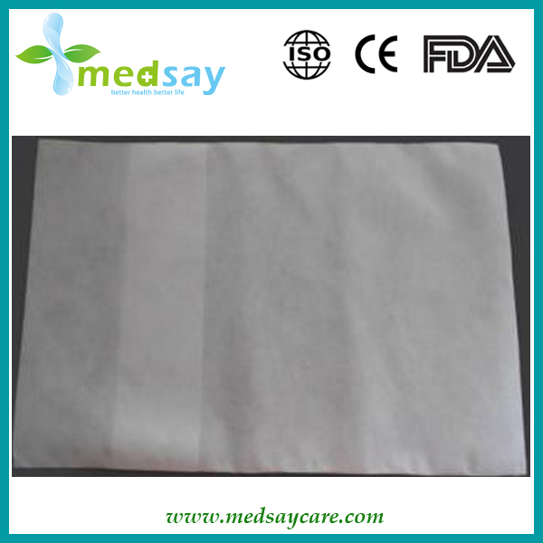Pillow case with fold