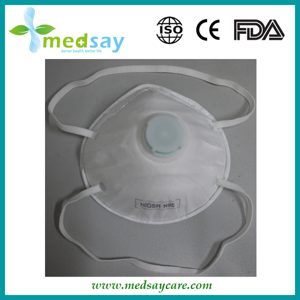 N95 mask cone type with valve