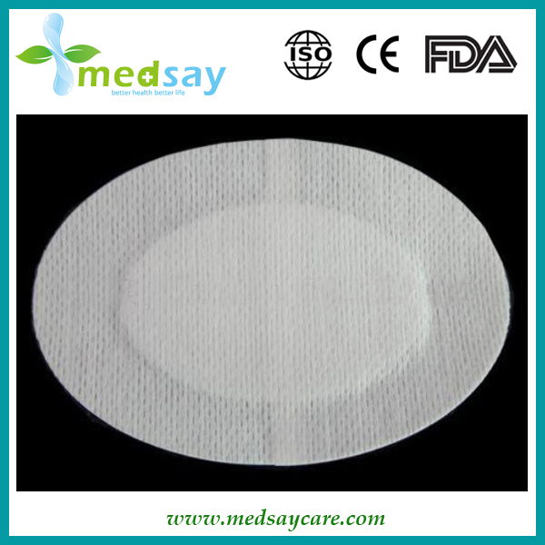 Adhesive eyepad oval type with oval pad