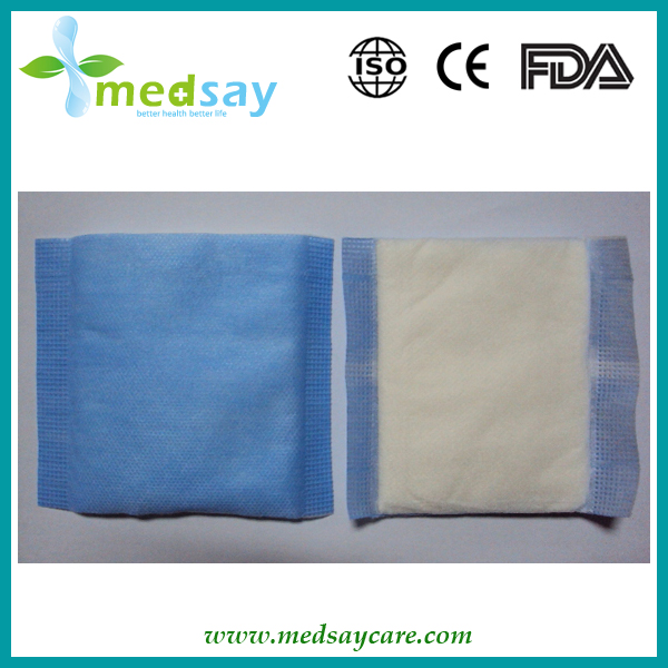Abdominal pad double colours without x-ray