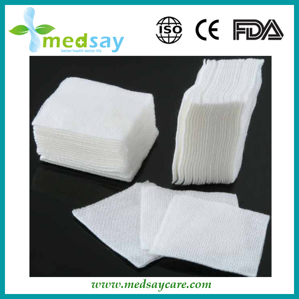 Non woven sponges without x-ray