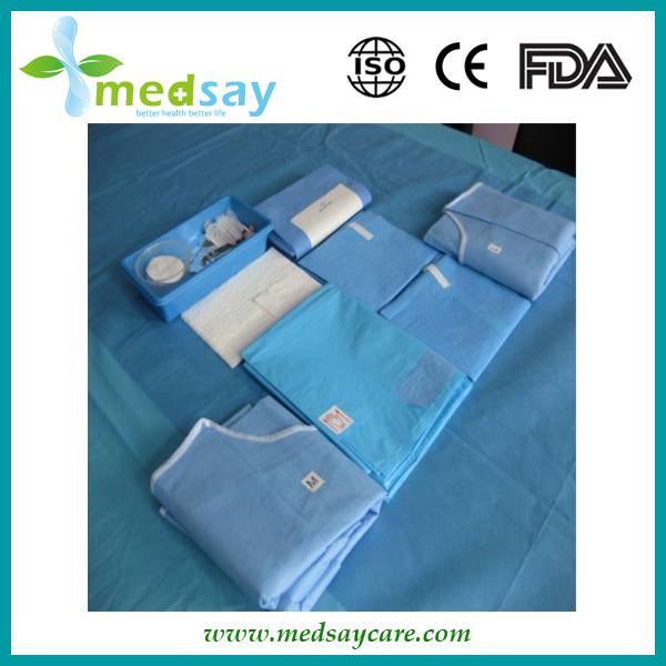 Ophthalmic drape pack