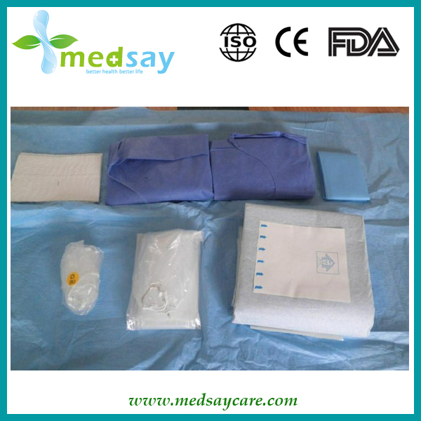 Angiography drape pack