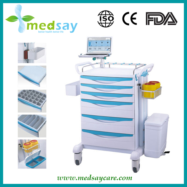 Plastic Medical trolley