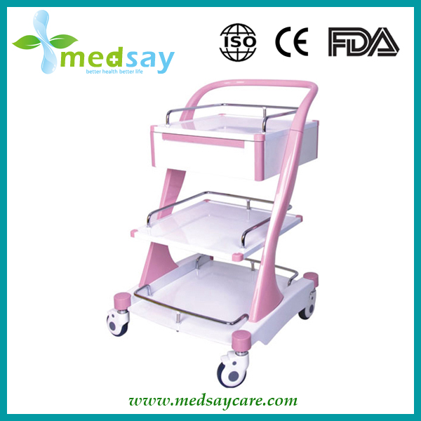Plastic Medical Luxury Treatment Cart